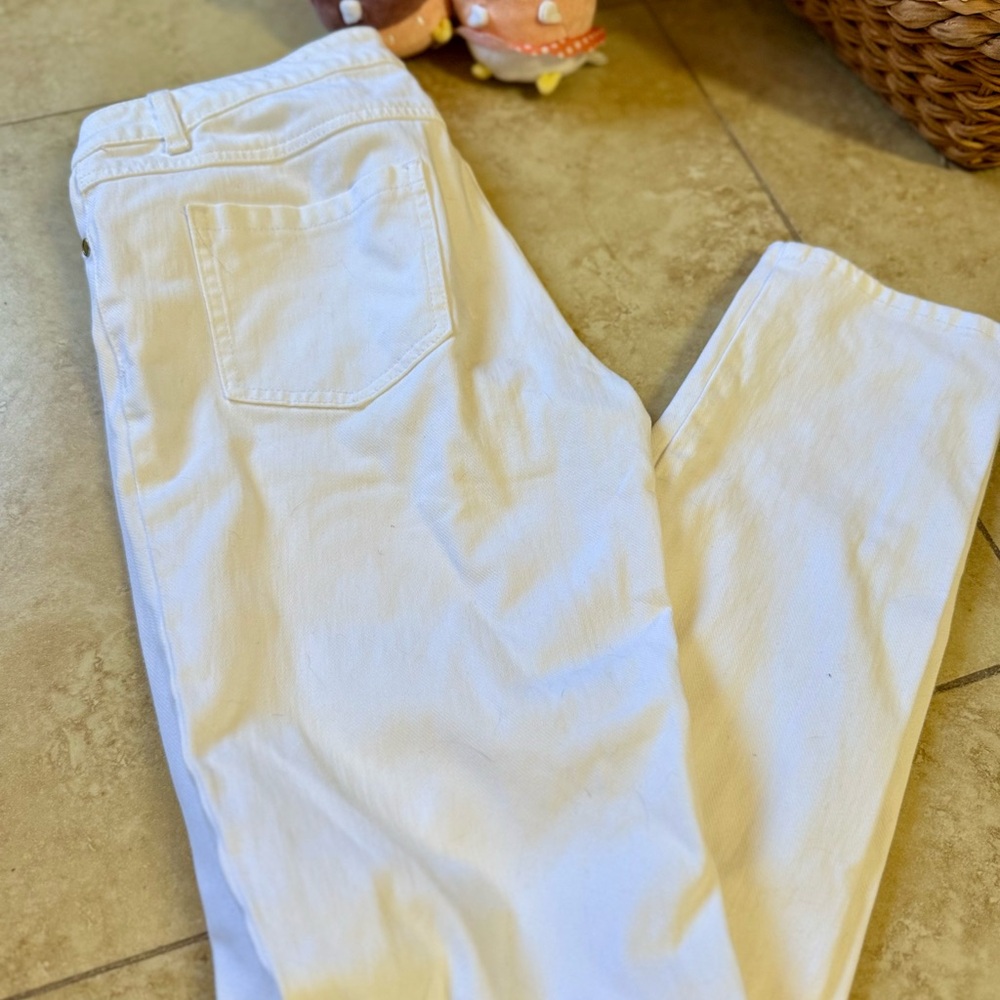 J. McLaughlin Bright White Stretch Jeans